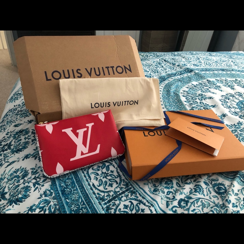 🛑 SOLD Louis Vuitton Giant Monogram Double Zip